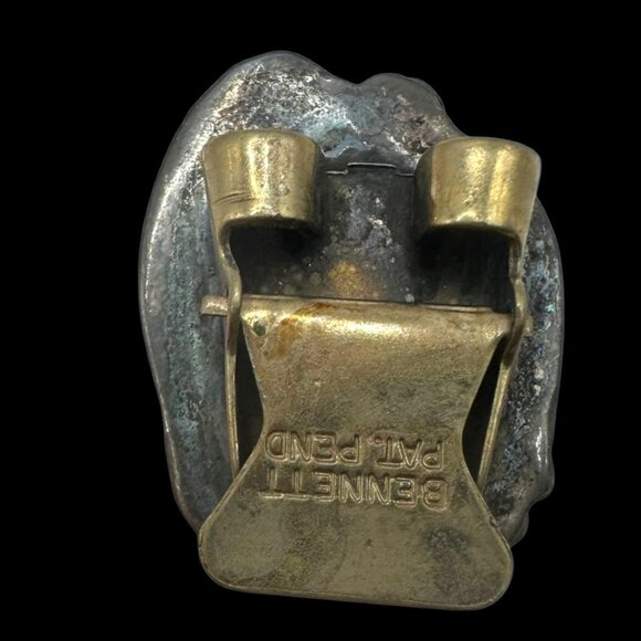 BENNETT Turquoise Bolo Tie Clip - Picture 3 of 3